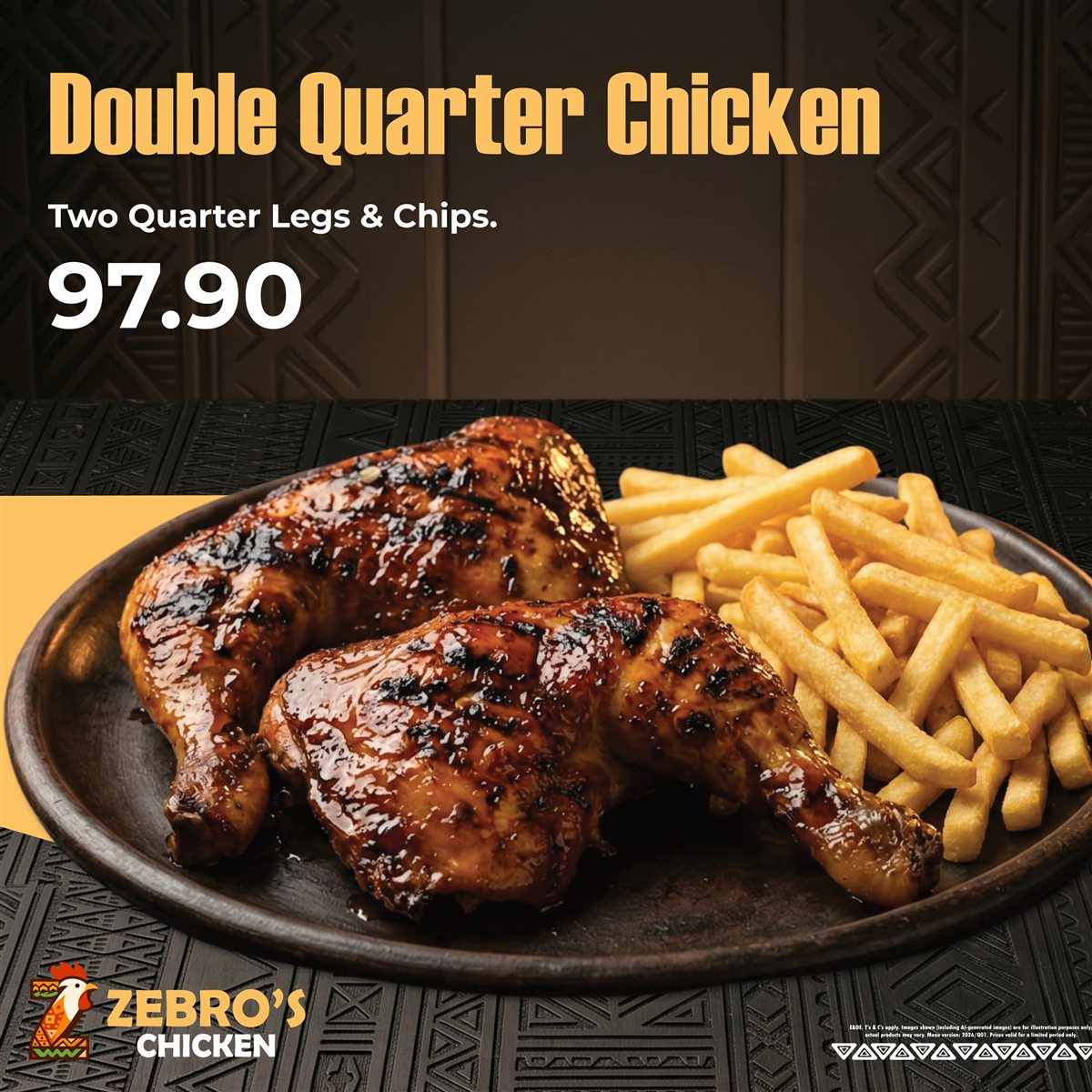 Double Quarter Chicken special